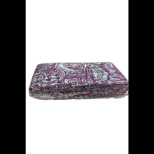 25 Premium 12" x 12" Microfiber Cleaning Towels Purple
